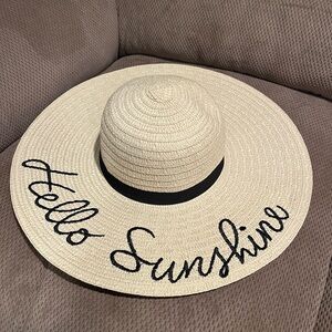 Sunhat great for vacation at the beach